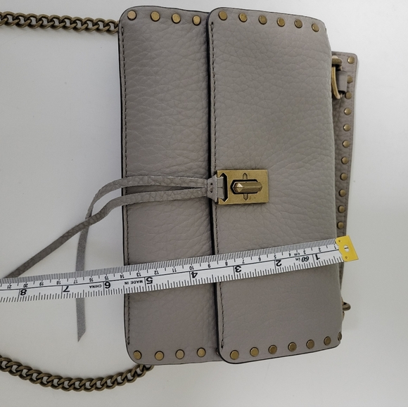 Rebecca Minkoff Taupe Studded Crossbody - Picture 9 of 15